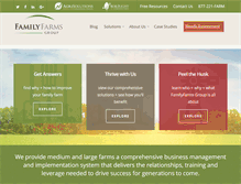 Tablet Screenshot of familyfarmsgroup.com